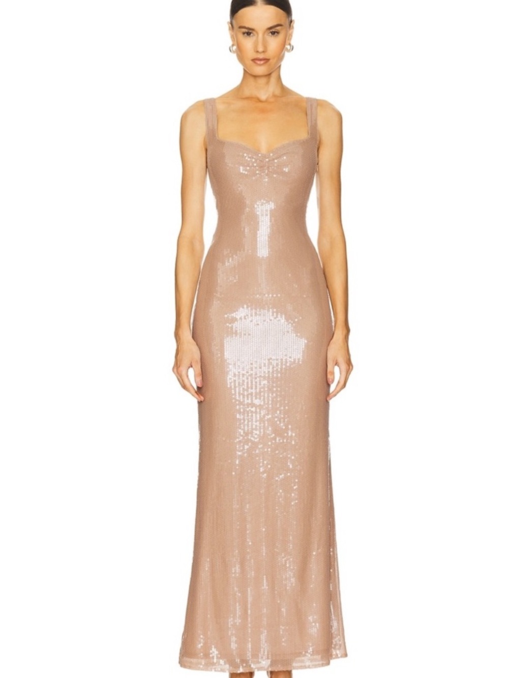Loba Disa Maxi Dress in Nude